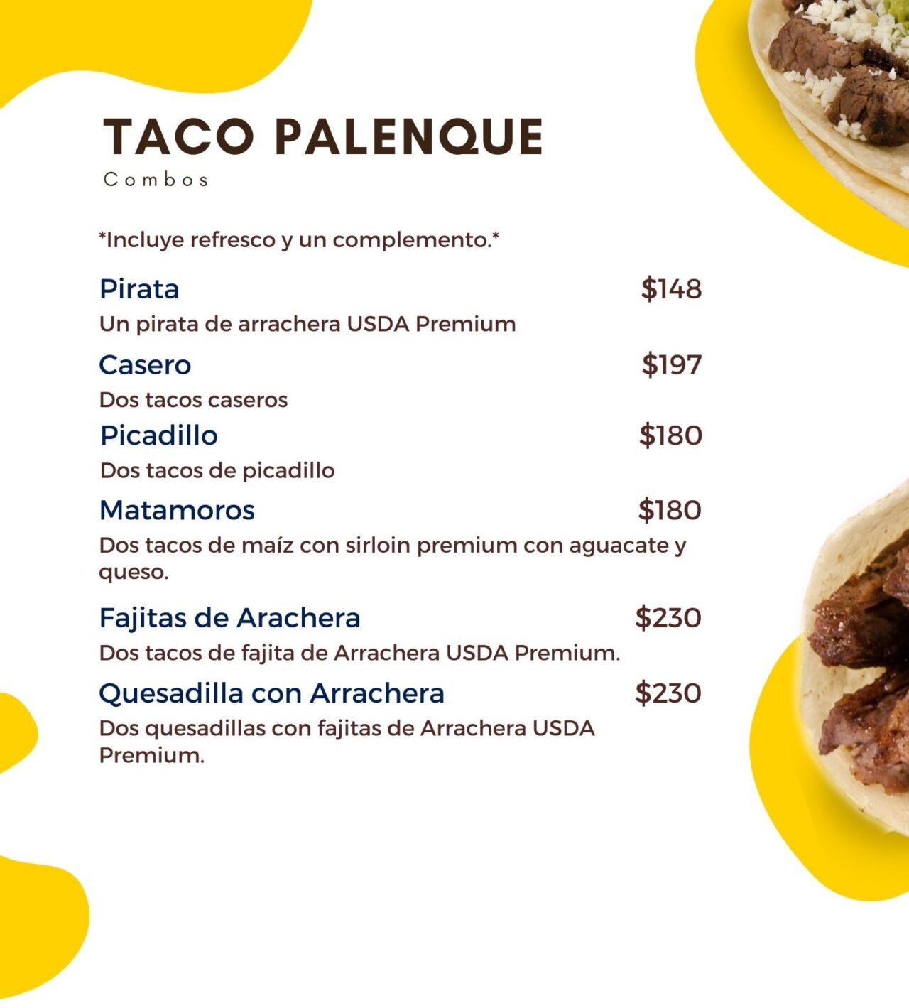 Combos Digital Taco Palenque